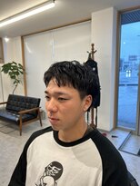 岡田理髪処&nbsp;ラフ質感ナチュラルショート