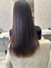 【最高峰髪質改善】上質な艶と柔らかさを叶えるストレート|TR+カット