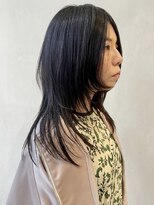 ブルートマト(BLUE TOMATO)&nbsp;ブリーチなしカラー/ハッシュカット/美髪レイヤー30代