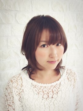 ヘアアプセウス (hair APCEWS) 脱ボブ!軽さが決め手のミディアムレイヤー