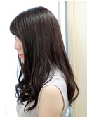 透明感あるナチュラル暗めカラー♪
