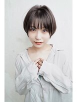 グランアージュ 池袋東口店(grandage)&nbsp;前下がりマッシュショート×黒髪アッシュ/グランアージュ池袋