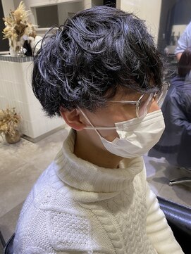 シェル 国分寺(shell) スタイリング簡単♪メンズふんわりニュアンスパーマ☆