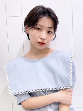 アイティーバイアルバム 藤沢店(IT by ALBUM) センターパート_くびれヘアビタミンカラーメルティカラー_28638