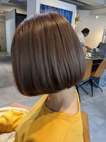 アンド(&.)&nbsp;コーラルベージュの韓国風ボブ♪