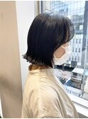 お手入れ簡単　外ハネミニボブ