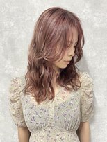 シールドヘアプロデュース(C’LD hair produce) 【 C’LD 】お客様スタイル_モテピンクベージュ