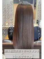 イーラヘアー(ERA HAIR) 極上髪質改善トリートメント×ペールブラウン