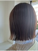 切りっぱなしボブ