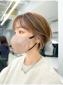 【新宿駅/ミセス/ショコラアッシュ】ヘルシースタイル ショート