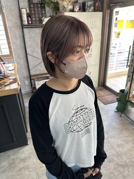 シールドヘアー 沖縄 新都心(C'LD Hair) 【C’LD 】ハイトーンボブ/ミニボブ/ショートボブ/切りっぱなし