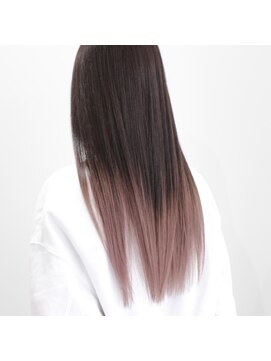 デコヘアーフラッペ(DECO HAIR frappe) ピンクラベンダーのグラデーションカラー