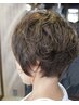 【佐藤指名限定クーポン】カット＋ポイントパーマ＋白髪染め＋インピタリTr