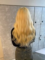 ガルボヘアー 名古屋栄店(garbo hair)&nbsp;ブリーチハイトーンプルエクステ10代20代