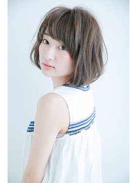 ニューヨークニューヨーク 阪急高槻店(NYNY) ★くびレイヤーエモージュオリーブベージュレイヤーカットミディ