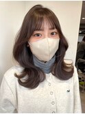 ミルクティーベージュダブルカラーケアブリーチインナーカラー