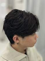 バース 梅田中崎町店(BIRTH)&nbsp;ニュアンスパーマセンターパートカルマパーマ韓国メンズパーマ