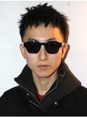 メンズカットメンズショートスパイキーショートベリショ熊本下通