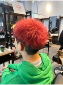【IRIE HAIR福岡】ブリーチカラー×レッドカラー