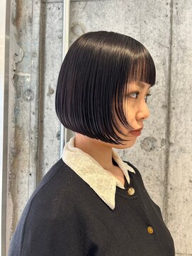 アース 高円寺店(HAIR & MAKE EARTH) 顔まわり可愛いミニボブ 【@mppp_32485】