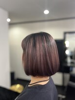 シックス(NO.6)&nbsp;ピンクパープルバレイヤージュボブ