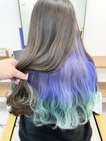 ランプ(Lamp) 白髪ぼかしにも◎バレイヤージュカラー ビフォアー&アフター