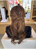【ERI】ヘアセット！ハーフアップ！ふわふわダウンスタイル！