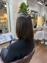 アルボーテルジェ(Art BeAute' ROUGET)&nbsp;白髪率30％パープルの色味でツヤ髪カラー