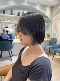 ミニウルフレイヤーカット顔周りカット前髪カット韓国ボブ吉祥寺