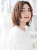 ■ショコラブラウン姫カットくびれボブウルフ308-3越谷30代40代