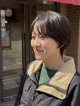 リサヘアーデザイン(RISA HAIR DESIGN) 天神／大名／赤坂　ハンサムショート×くせ毛風パーマ