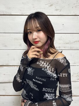 バロン(baron.) ピンクインナーくびれヘア