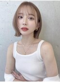 肩上ボブ/簡単アレンジ/切りっぱなしボブ