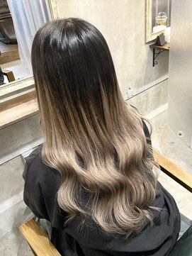 リエコー(RE'ECHO) プルエクステでナチュラルバレイヤージュ