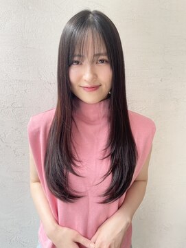 オーロ 西大寺店(ORO) ストンとしたレイヤースタイル