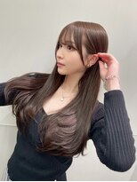 パルス ヨコハマ(PULSE yokohama)&nbsp;ロングレイヤーこっくりまろやかブラウン内巻きワンカール