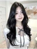 C211ブルーブラック韓国レイヤー髪質改善トリートメント