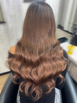 ネクサス 心斎橋(Nexus) 心斎橋/くびれヘア/シールエクステ/デザインカラー/ハイトーン