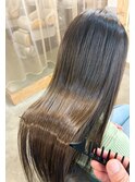 ロング×つるりんちょZERO髪質改善カラー
