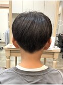 フェザーパーマ/サーフカール/刈り上げセンターパート/中村郁未