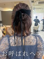 アミー 銀座(Ammy) お呼ばれヘア~ハーフおだんごヘア~