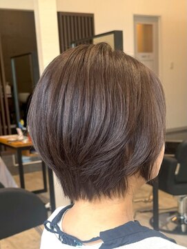 アトリエコア(Atelier Coa) 太白区ショートボブくびれショートイルミナカラー顔周りレイヤー