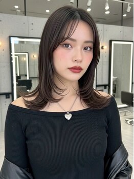 グルグル 妙典店(GULGUL)の写真/毛先数ミリ単位にこだわり小顔見せを創る"顔周りカット"でワンランク上のスタイルへ*[妙典駅/市川］