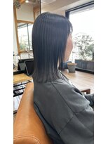 レシピ アリエ(recipe allier)&nbsp;透明感ダークグレージュの外ハネミディアム