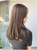 ロングレイヤー*レイヤーカット*髪質改善 *アッシュベージュ*