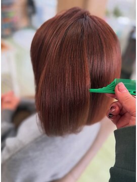 ヘアアトリエ ナイン(hair atelier nine) ヘッドスパ/チェリーレッド/ハイレイヤーウルフ/髪質改善/福島市