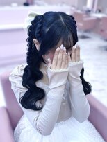 ヘアセット アリエス 池袋駅東口店(Aries) あみあげ×あみたらしハーフツイン