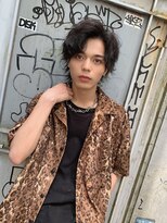 サロウィン 栄3丁目店(SALOWIN)&nbsp;無造作ウルフ×スパイラルパーマで作る色気メンズスタイル