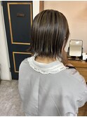 白髪ぼかしデザインカラー
