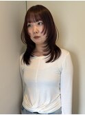 《NIKO》暖色カラー.レイヤー.ハッシュカット.くびれ福岡天神